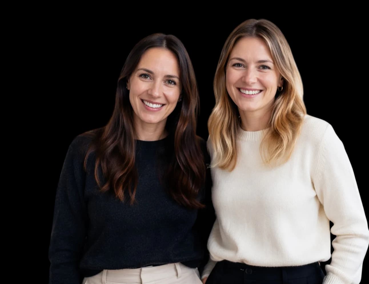 Two Careville team members smiling